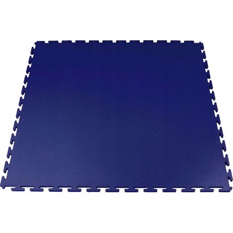 Plaque de sol modulaire en PVC 50x50, couleur : bleu (1/5)