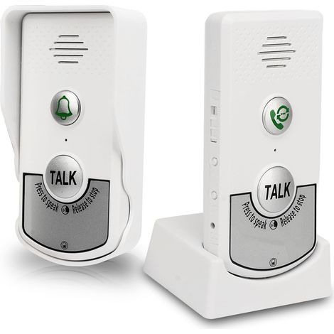 Ej.Life – Interphone sans fil IP54 – Communication bidirectionnelle – Portée 1000 m – Étanche – Pour maisons, hôtels, usines, hôpitaux (1/5)