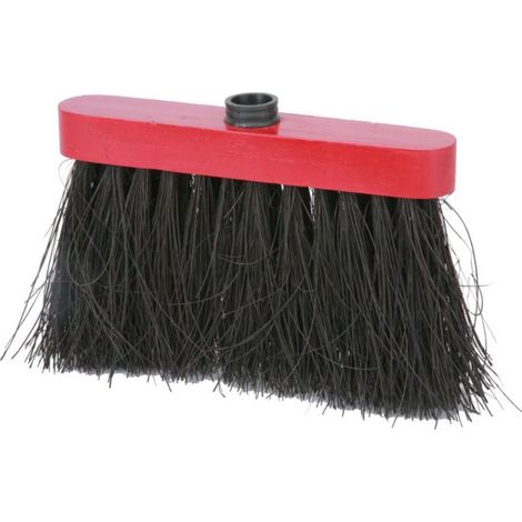 Scope esterno dritto in paglia rossa/nera 25cm