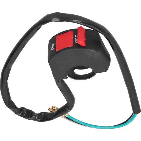 Wasserdichter Ein-/Ausschalter für Motorradlenker, passend für Quads, SSVs, Roller, 22-mm-Griffe (1/5)