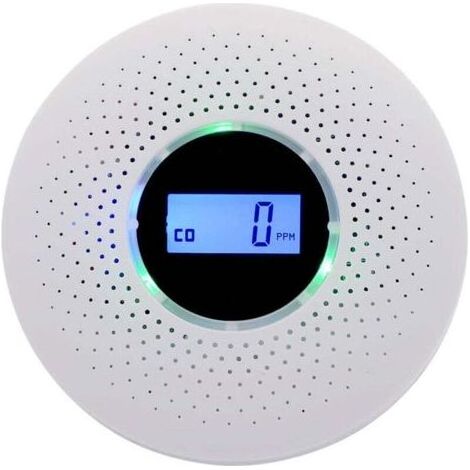 Pair Détecteur de fumée et monoxyde de carbone – Capteur électrochimique – Alerte sonore ≥ 85 dB – Installation facile avec vis et œillets (1/5)