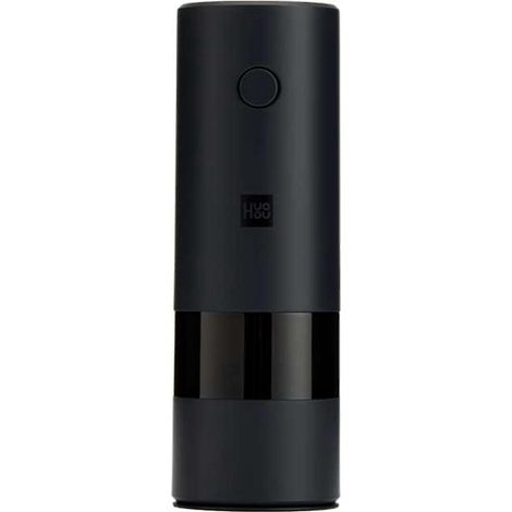 HUOHOU Elektrische Salz- und Pfeffermühle, batteriebetrieben, automatische Pfeffermühle, Gewürzmühle mit LED-Beleuchtung