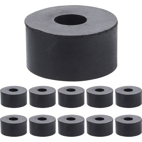 Rondelles en caoutchouc noir Healeved (15 pièces) avec amortissement des vibrations et protection