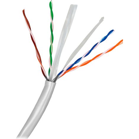 Cavo Utp Cat6 Rigido Cca Grigio (100m) Safire Sf-utp6-100-23awg (1/3)