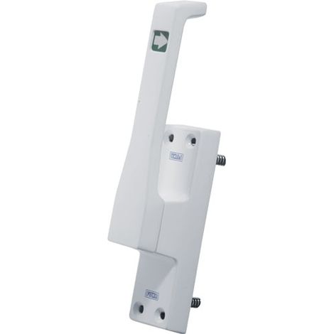 FUHR Türtreibr.970 DIN re.silber elox.LM 23mm Rundstange 10mm TP970RE (1/3)