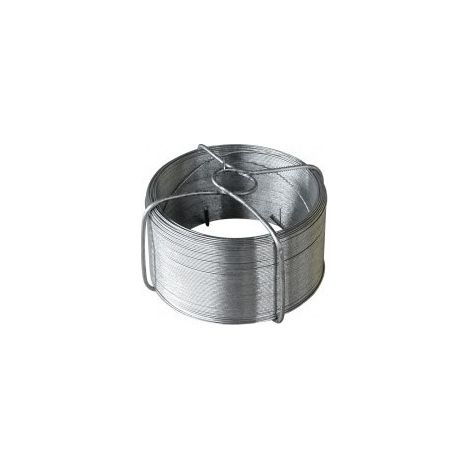 Outifrance – Fil de fer galvanisé n°8 1,3 mm x 50 m – Résistant à la corrosion – Pour fixation et travaux de maçonnerie – Usage professionnel (1/2)