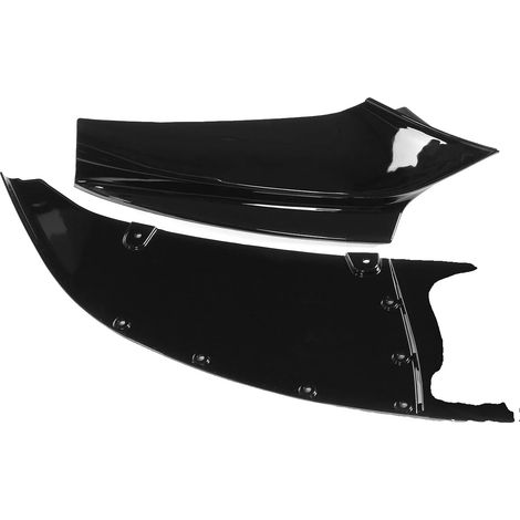 Spoiler delantero, plástico ABS, negro brillante, compatible con el sedán Serie 5 2011-2016, fácil instalación atornillada, diseño ligero. (1/5)