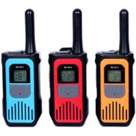 3 Pièces Talkie Walkie Rechargeable Enfants Adultes,Talkie-Walkie Longue Portée avec , Walkie Talkie USB Type C avec VOX pour Jeu d'Aventure, Randoneé, Vélo (1/5)