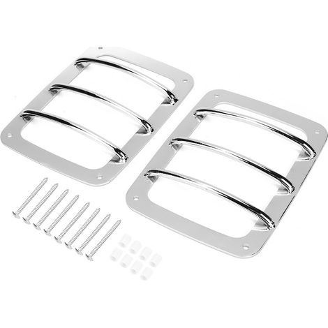 Cache-feux arrière pour Jeep Wrangler 07-17, 3 styles horizontaux, une paire, couleur vive (1/4)
