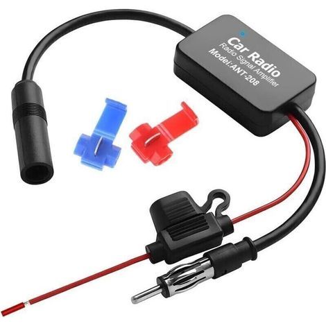 Amplificateur de Signal Radio FM pour Autoradio – Booster d’Antenne à Faible Bruit pour Meilleure Réception (1/5)