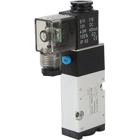 Électrovanne pneumatique 4M210 08, filetage NPT 1/8 pouce, électrovanne de commande d'air comprimé 12 V CC (1/5)