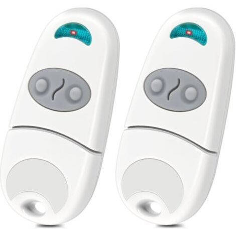 LAN Telecommande Portail 433.92 MHz, Télécommande de Portail, 2 Boutons, Télécommande Porte de Garage, Bip Portail Remote Control Badge Portail (1/4)