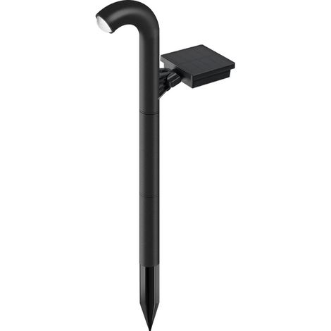 Stabförmige Solar-Gartenleuchten – Dekorative Außenbeleuchtung – 2er-Pack (1/4)