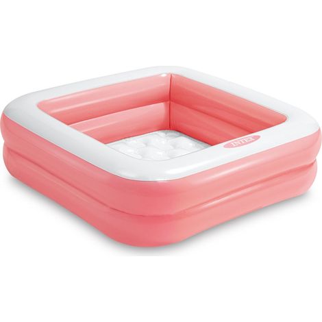Aufblasbares Planschbecken für Kinder 57100 Hellrosa - INTEX