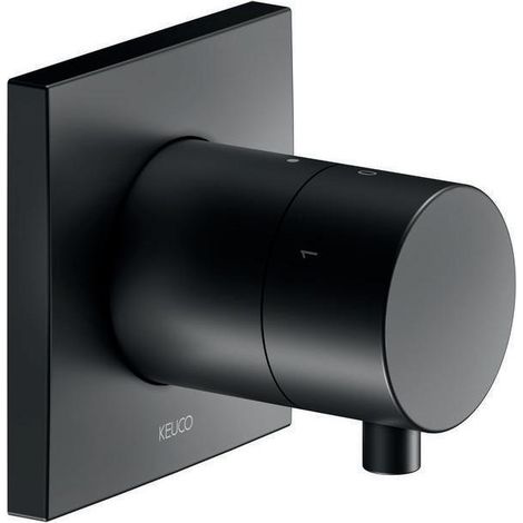 Keuco Fertigmontageset IXMO UP3-W-Ab/ Um-V, Gr. Comf., eck., sw ma (1/4)
