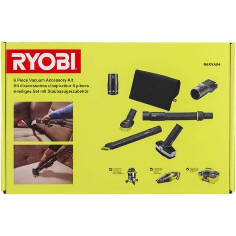 RYOBI Kit 6 accessoires pour nettoyage automobile - RAKVA04 (1/10)