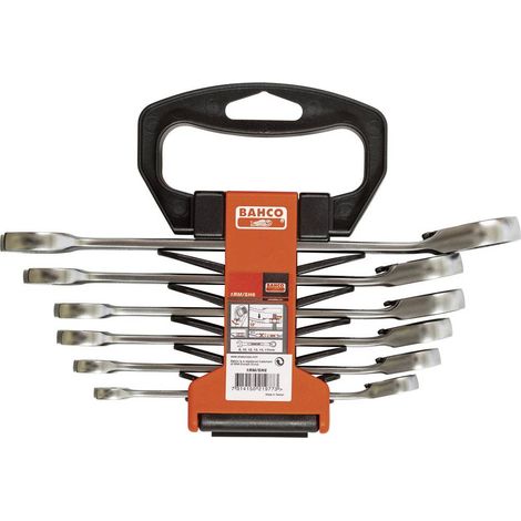 Bahco 1RM/SH6 Set di 6 chiavi a cricchetto cromate (1/4)