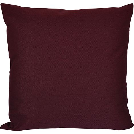 Set 3 Cuscini arredo idrorepellenti 45x45 pezzi per divano Nettuno - Bordeaux