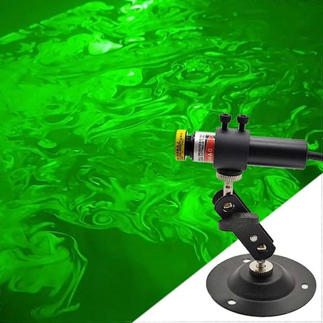 Module laser vert 532 nm classe IIIr 12 V support à base magnétique non focalisable pour maison hantée étang jardin ou terrasse (1/5)