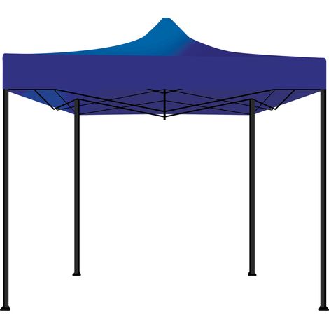 Kebon Tenda / Gazebo Per Giardino 3X3 Impermeabile Tendone Pieghevole Per Fiere E Mercati Colore Blu