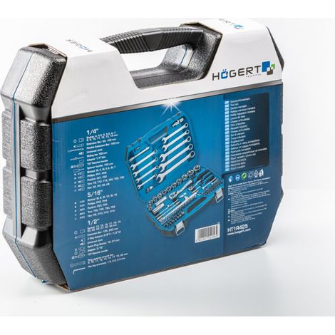 Werkzeugkoffer Nusskasten Werkzeug-Set 85-teilig HT1R425 Werkzeugsortiment (1/5)