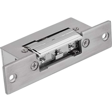 Gâche électrique 12 V CC, gâche électrique pour portes étroites, compatible avec tous types de portes (1/4)
