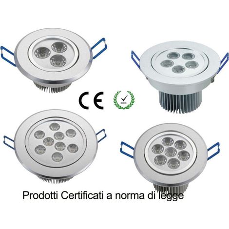 Del Faretto Da Incasso Luce Calda Ou Fred von Controsoffitte in Cartongesso 3 Watt