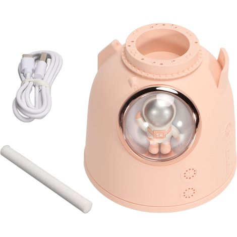 Humidificateur d'ambiance 2 modes brumisation fine pour bureau rose, décoratif et apaisant. (1/5)