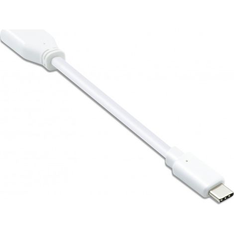 Adaptateur USB-C mâle/USB-A fem. USB 3.2 Gen 1 - 0,15 m - blanc (1/4)