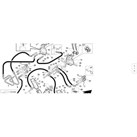 DISTRIBUTORE COMANDO SERVIZI ORIGINALE KUBOTA GIANNI FERRARI 92001000002