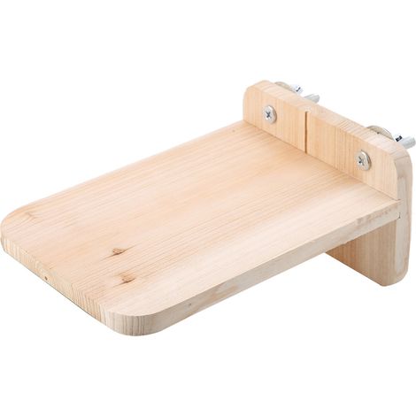 Plateforme en Bois avec Vis pour Cage de Hamster, Jouets pour Petits Animaux (1/5)