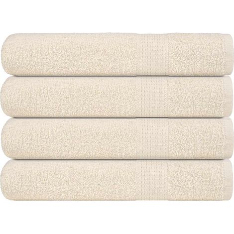Handtücher FROGN 4 Stk. Creme 100x200 cm 360 g/m² (1/5)
