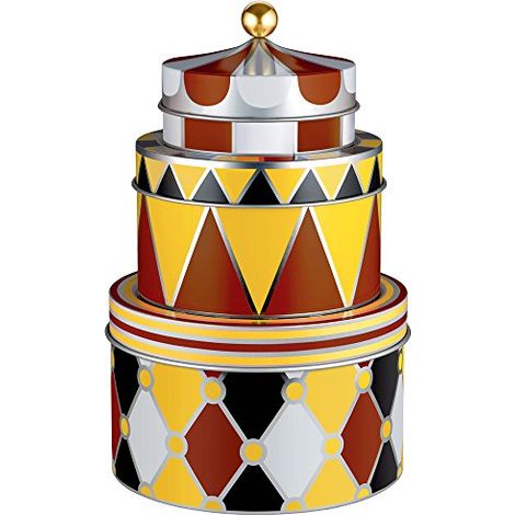 Alessi - Circus MW31S3 - Set de Box de Storage de Tinplate Stackable Design