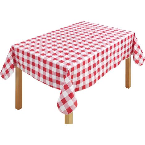 Toile cirée pour table à carreaux, 180 x 140 cm