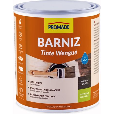 Barniz tinte int satina agua 750 ml wenge abat604 promade