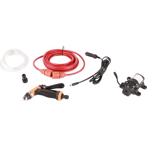 12-V-Hochdruckpumpe für die Autoreinigung, Spritzpistole, tragbares elektrisches Autowaschset (1/5)