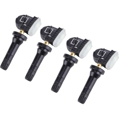 Capteur Tpms 4 Pièces Capteurs de Surveillance de la Pression des Pneus Tpms 2036832 Convient aux Capteurs de Pression des Pneus Ecosport/Fiesta/Focus