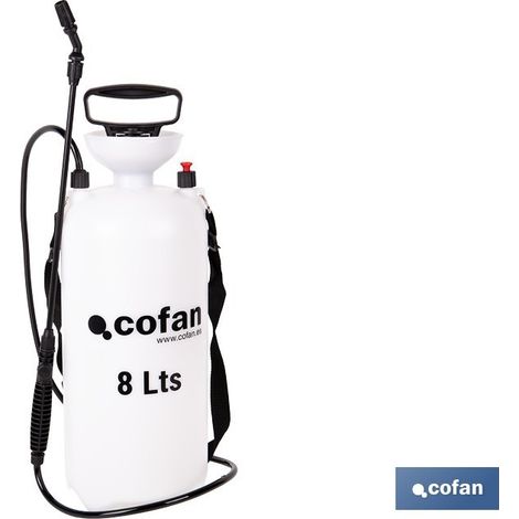 Spray manuale a pressione da 8 L con valvola di sicurezza (1/4)