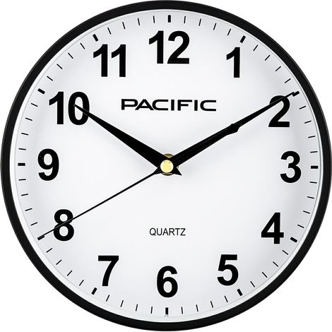 Orologio da parete nero Pacific PW-348