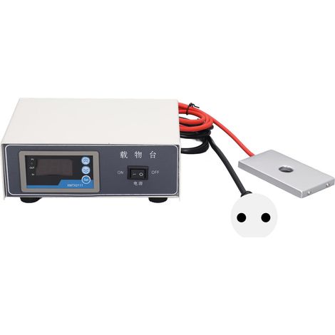 Étape de contrôle de la température du Microscope 75W, affichage numérique, plaque chauffante constante pour laboratoire, prise ue 220V (1/5)
