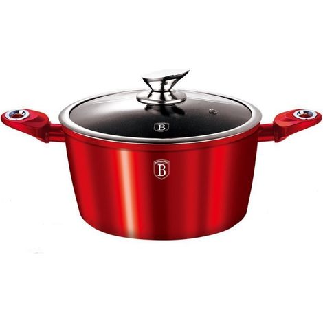Garnek Granit 28cm Berlinger Haus RED Metallic Line BH-1258 (1/5)