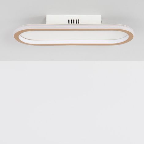 Plafón LED 20W Aluminio Gold Renoir Dorado
