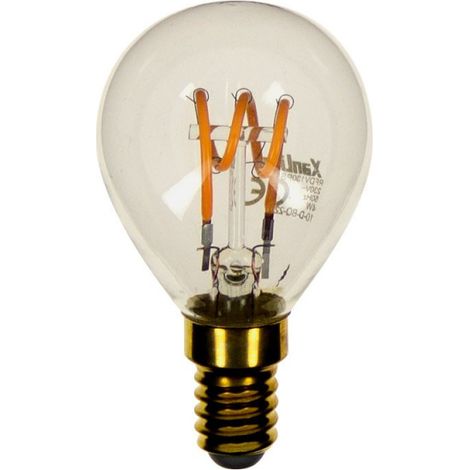 Xanlite – Ampoule LED E14 vintage 4W (18W eq.) 180 lumens blanc chaud – Culot à vis E14 – Durée de vie 15000h – RFDV130PS