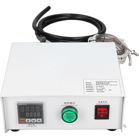 Boîtier de contrôle de température PID avec affichage numérique, thermostat M6 AC220V 1 mètre / 3,28 pieds (1/5)
