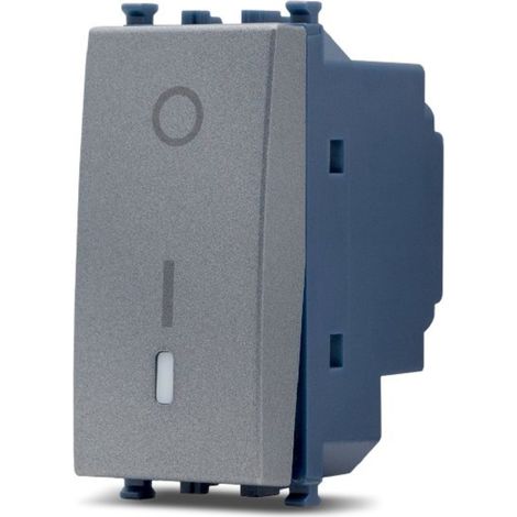 Frutti elettrici compatibili con supporti Vimar Arké grigio scuro interruttore presa pulsante schuko deviatore Interr.Bipolare
