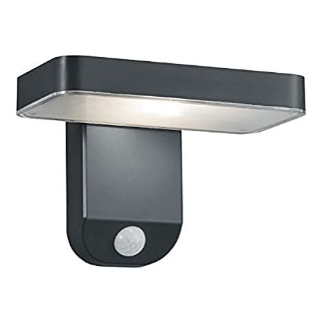 Applique Led Esterno Solare Ricaricabile Antracite Sensore Esquel GD Trio (1/4)