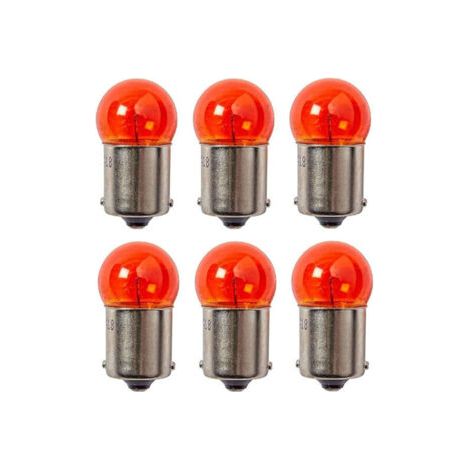 Green Mobility-Ampoules de clignotants 6, 12 V, 10 W, halogènes, pour motos et scooters électriques. Ampoules de clignotants orange. (1/3)