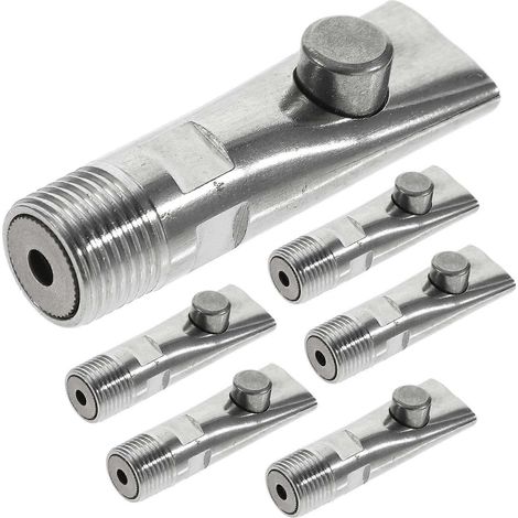 Ensemble d'abreuvoirs automatiques pour porcs, en acier inoxydable, lot de 10 pièces, adapté aux élevages. (1/5)