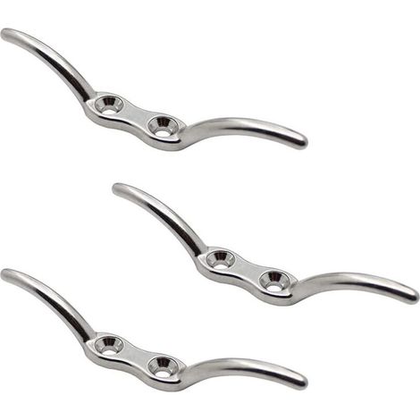 Taquet d'amarrage en acier inoxydable 3 pièces pour accessoires de fixation de bateau marin de Base de pont de quai de Yacht, Ensoleillé