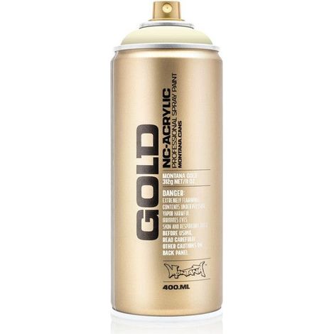Bombe de peinture - Gold - Acrylique - ELM - G8000 - 400ml - Montana Cans